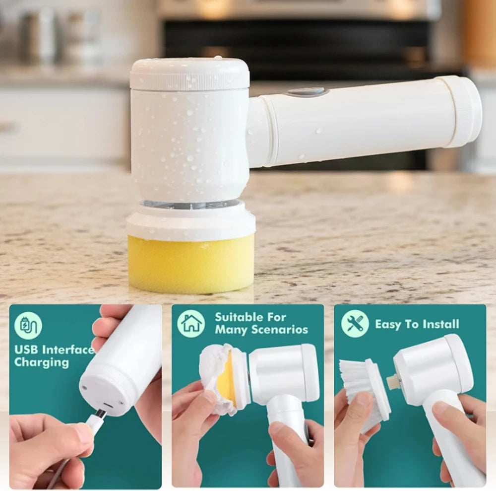 WOWMIGO™ Electric Spin Scrubber